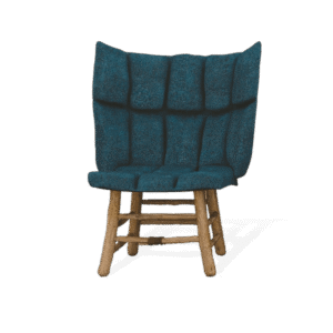 Rooms furniture green fabric chair